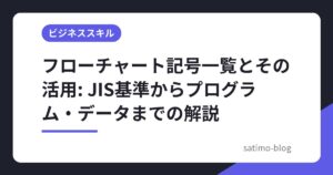 フローチャート記号一覧とその活用: JIS基準からプログラム・データまでの解説